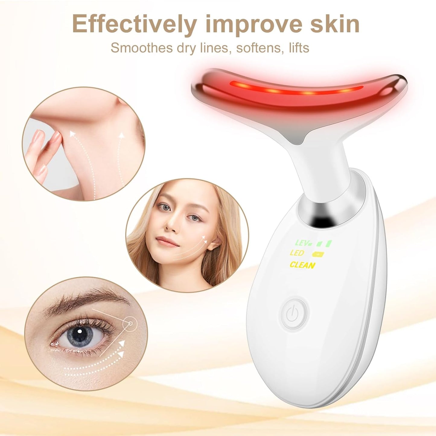 GLOWENCE Neck & Face Firming Wrinkle Removal Tool