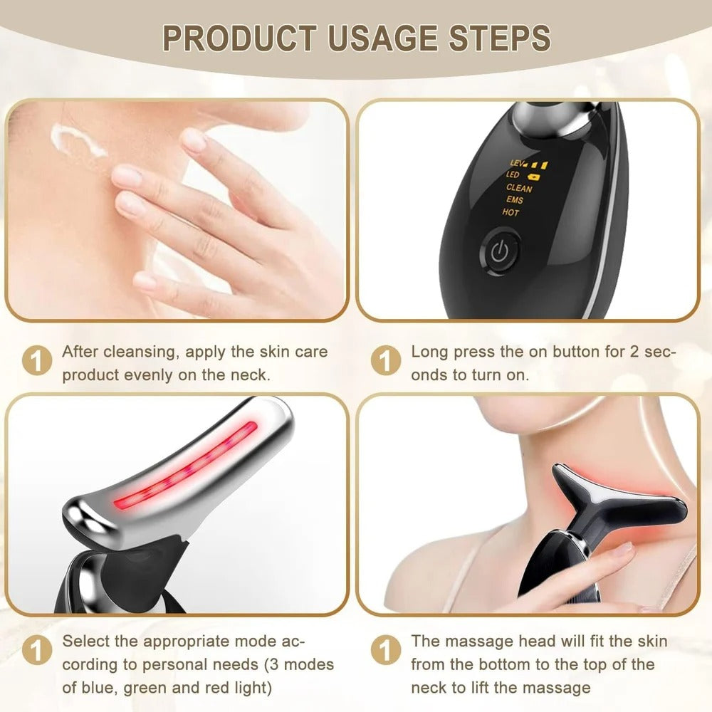 GLOWENCE Neck & Face Firming Wrinkle Removal Tool